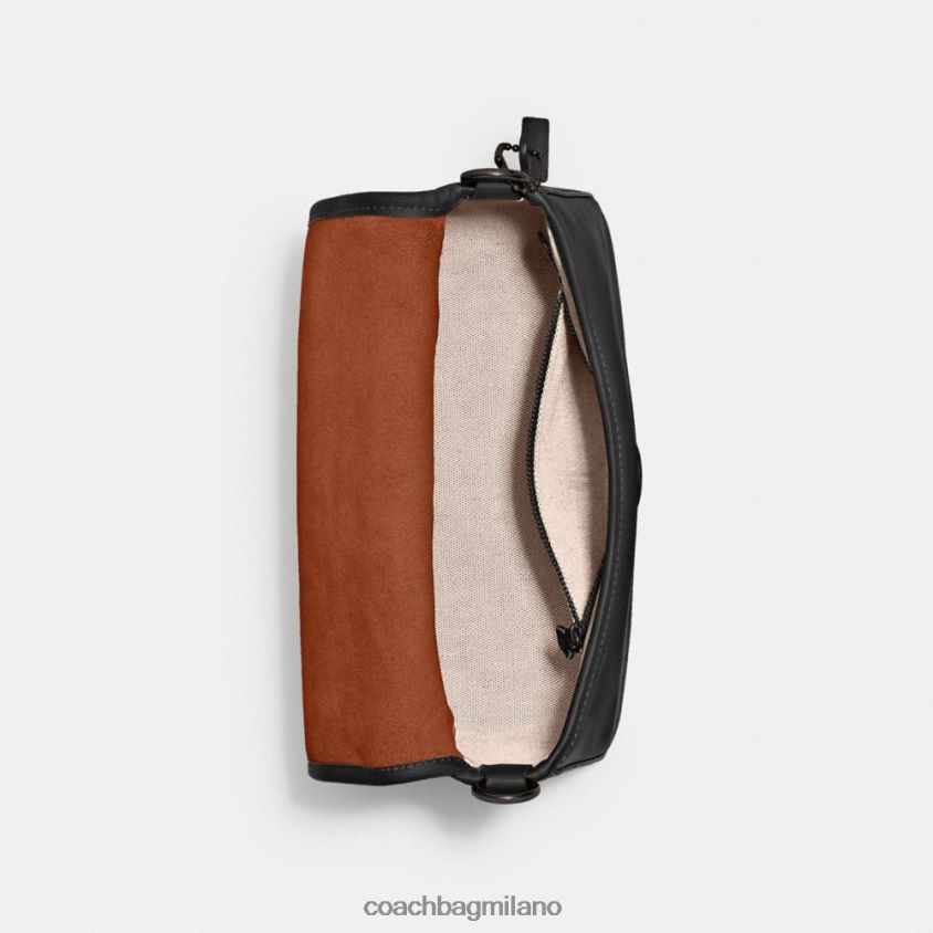 Coach donne borsa a tracolla morbida tabby v5/nero FPN0Z8103