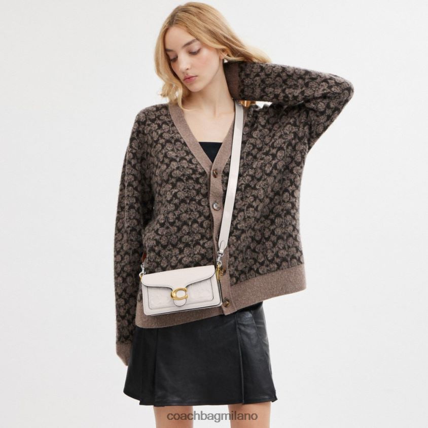 Coach donne borsa a tracolla tabby 20 in pelle esclusiva b4/gesso FPN0Z8104