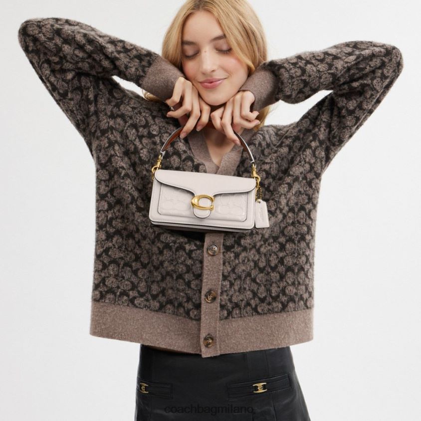 Coach donne borsa a tracolla tabby 20 in pelle esclusiva b4/gesso FPN0Z8104