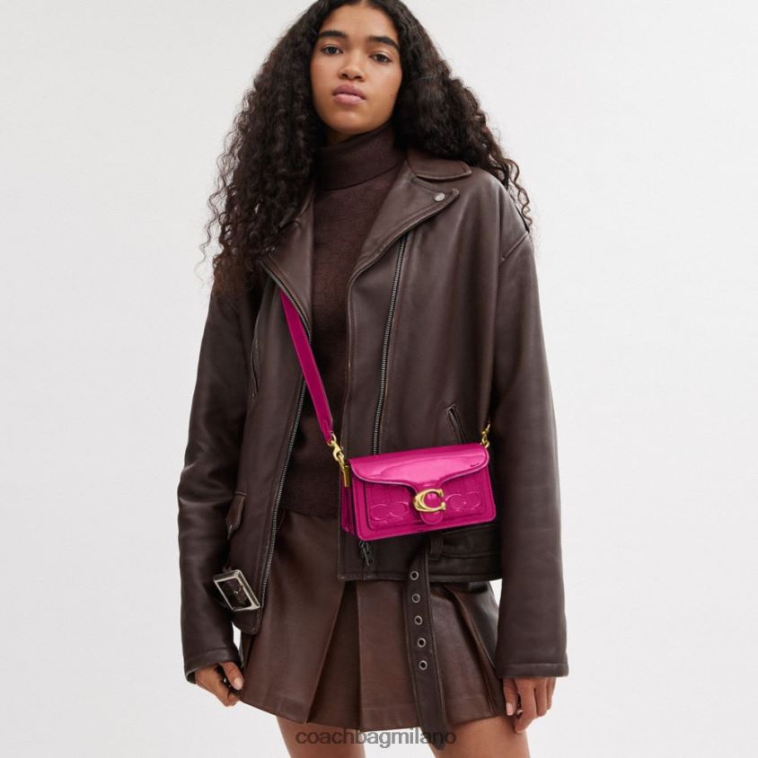 Coach donne borsa a tracolla tabby 20 in pelle esclusiva b4/magenta FPN0Z8146