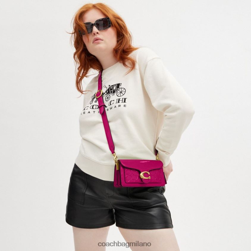 Coach donne borsa a tracolla tabby 20 in pelle esclusiva b4/magenta FPN0Z8146