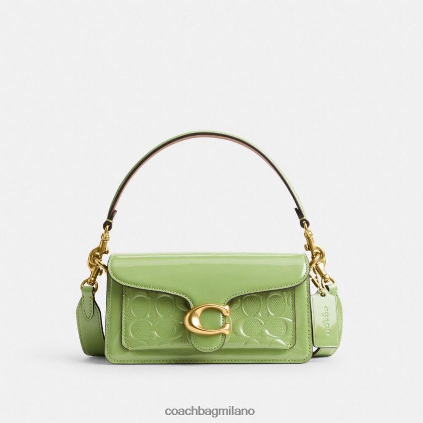 Coach donne borsa a tracolla tabby 20 in pelle esclusiva b4/verde FPN0Z8145