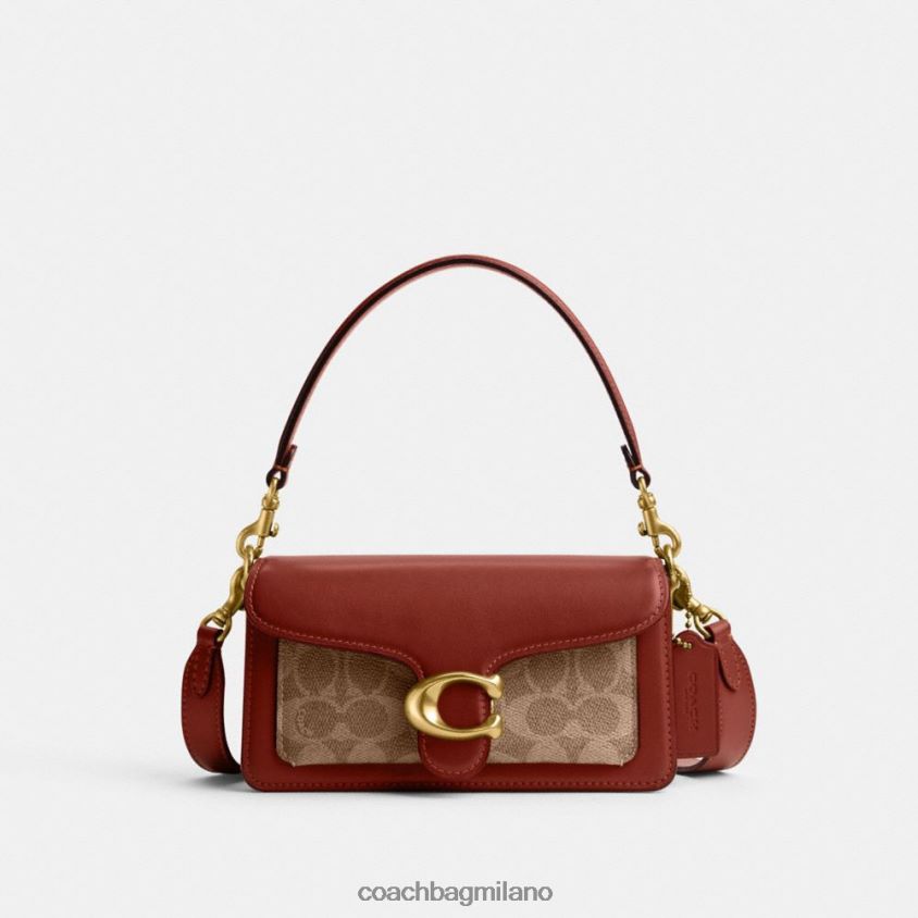 Coach donne borsa a tracolla tabby 20 in tela esclusiva b4/ruggine marrone chiaro FPN0Z8137