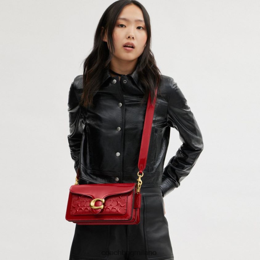 Coach donne borsa a tracolla tabby 26 in pelle esclusiva b4/rosso FPN0Z8144