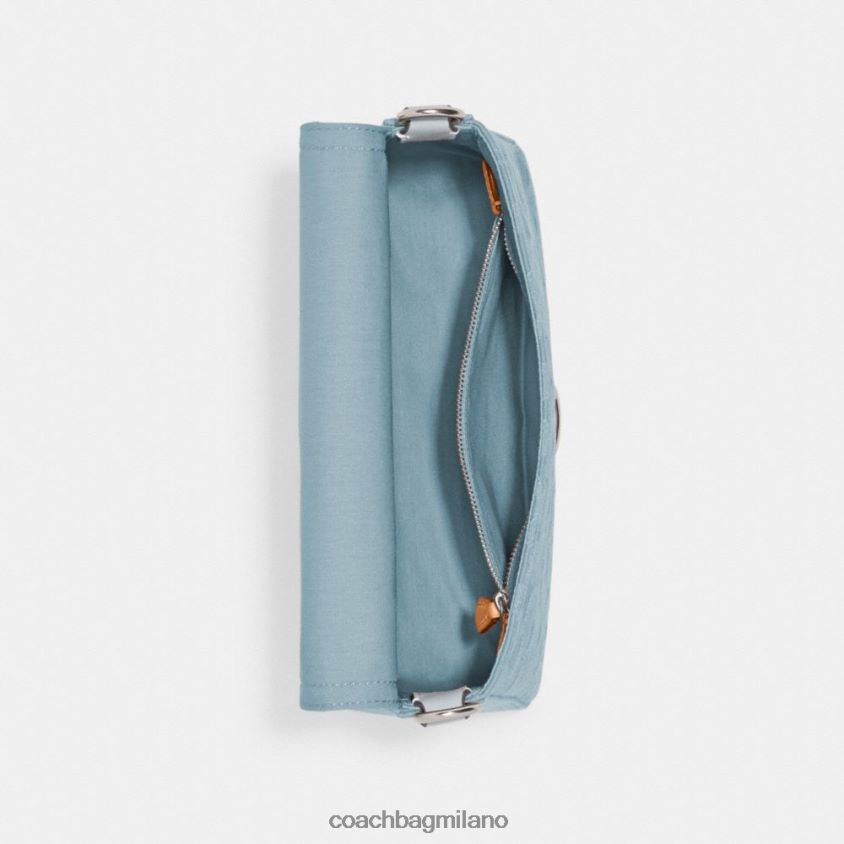 Coach donne morbida borsa a tracolla tabby in denim esclusivo sx/azzurro FPN0Z8153