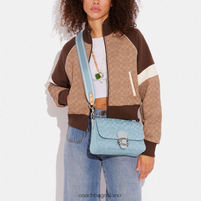 Coach donne morbida borsa a tracolla tabby in denim esclusivo sx/azzurro FPN0Z8153