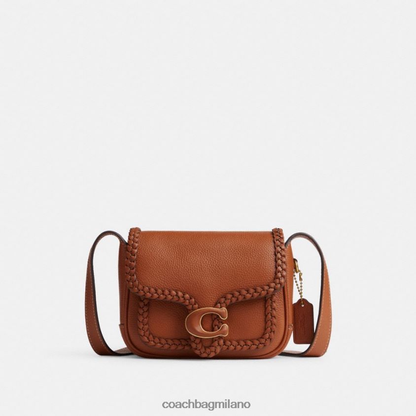 Coach donne tabby messenger 19 con treccia b4/ambra brunita FPN0Z8125