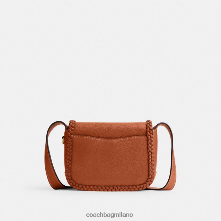 Coach donne tabby messenger 19 con treccia b4/ambra brunita FPN0Z8125