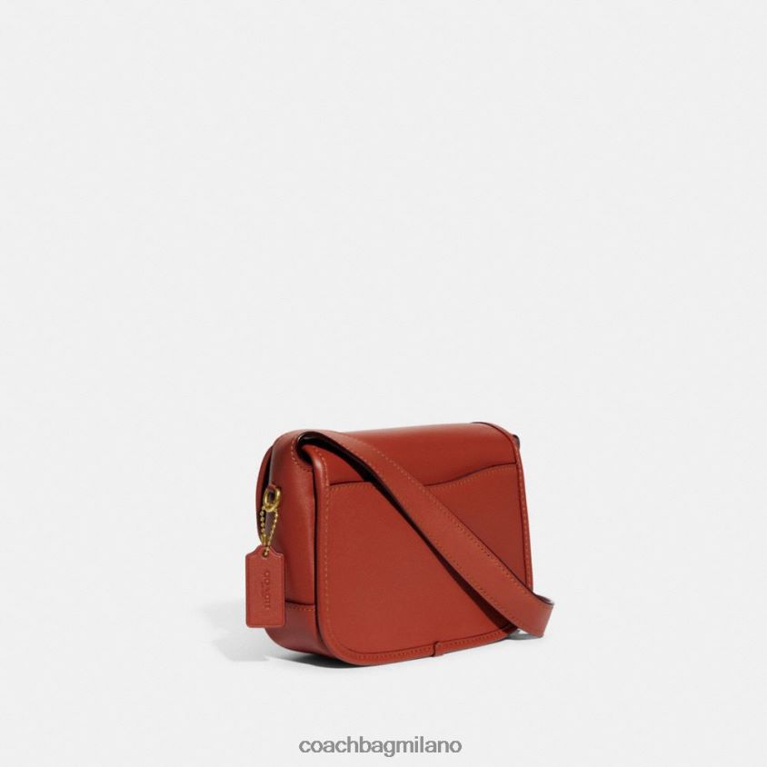 Coach donne tabby messenger 19 in tela firmata b4/ruggine marrone chiaro FPN0Z8116