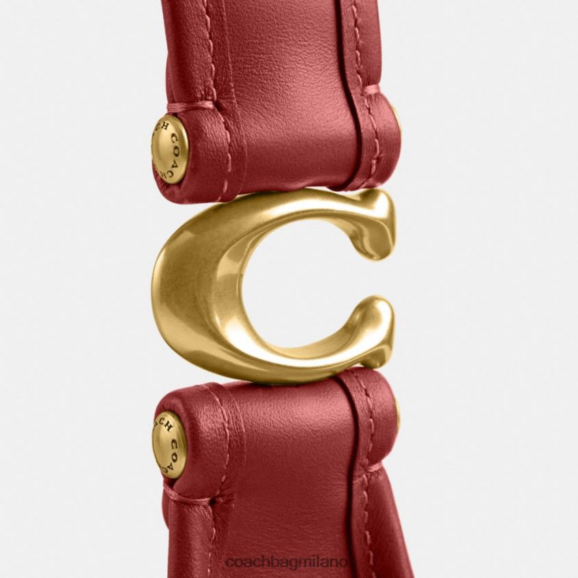 Coach donne borsa a tracolla della vigilia b4/smalto rosso FPN0Z8280