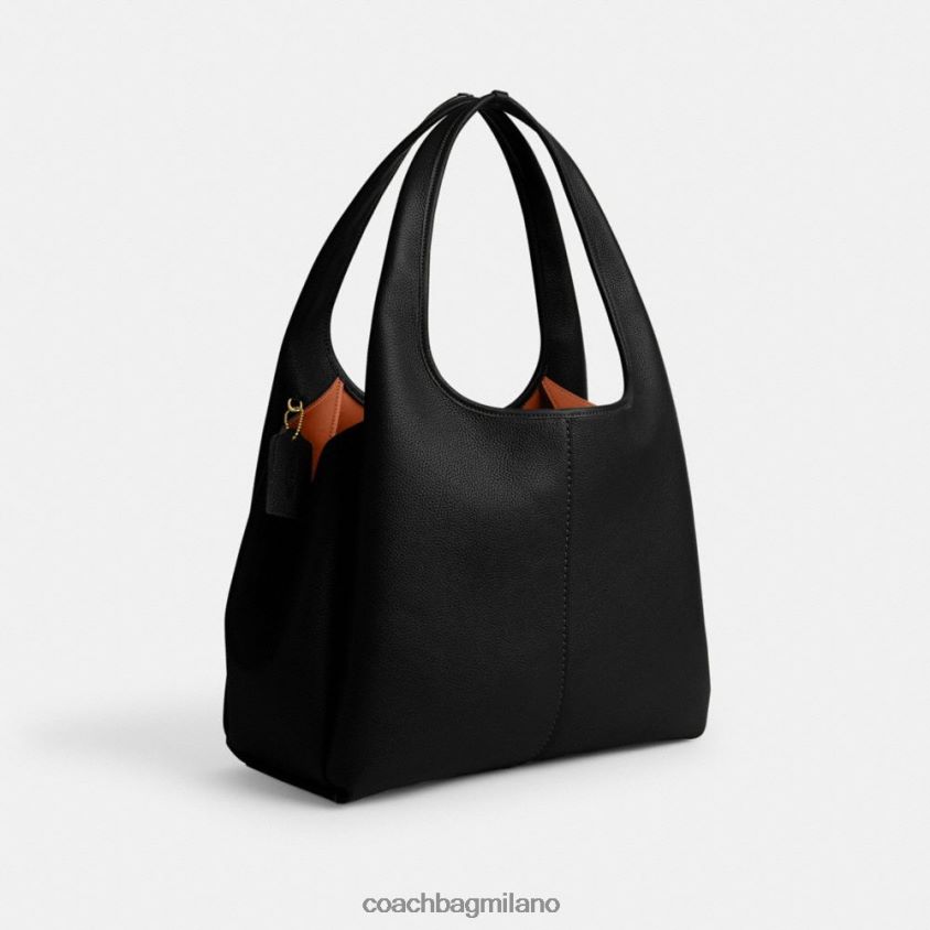Coach donne borsa a tracolla in lana b4/nero FPN0Z8281