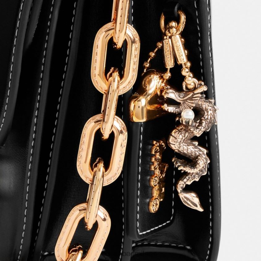 Coach donne borsa idolo di Capodanno con drago ri/nero FPN0Z8255
