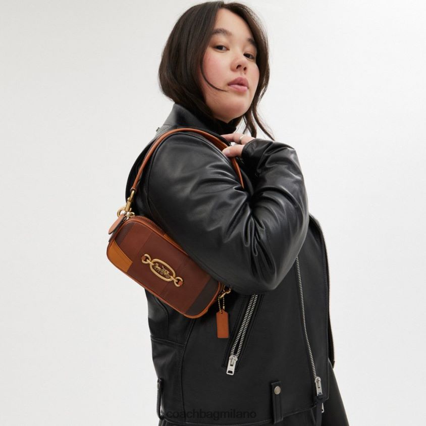 Coach donne borsa a tracolla Avery in patchwork b4/multiplo FPN0Z8221
