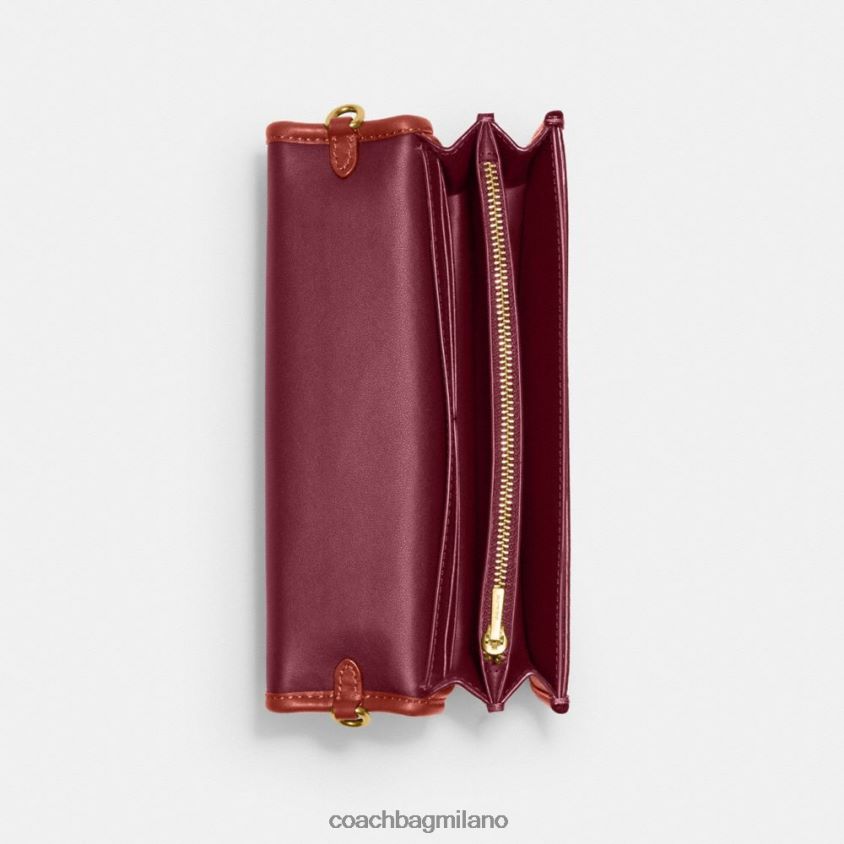 Coach donne borsa a tracolla bea in tela esclusiva b4/ruggine marrone chiaro FPN0Z8244