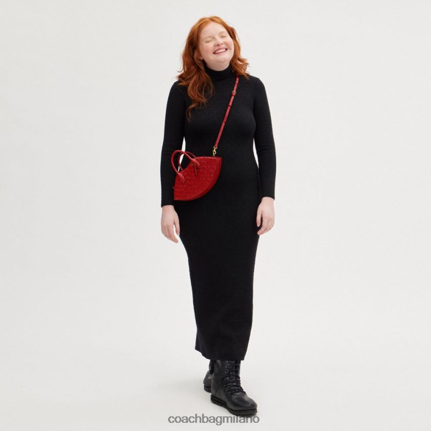 Coach donne borsa a tracolla in pelle esclusiva b4/rosso FPN0Z8239