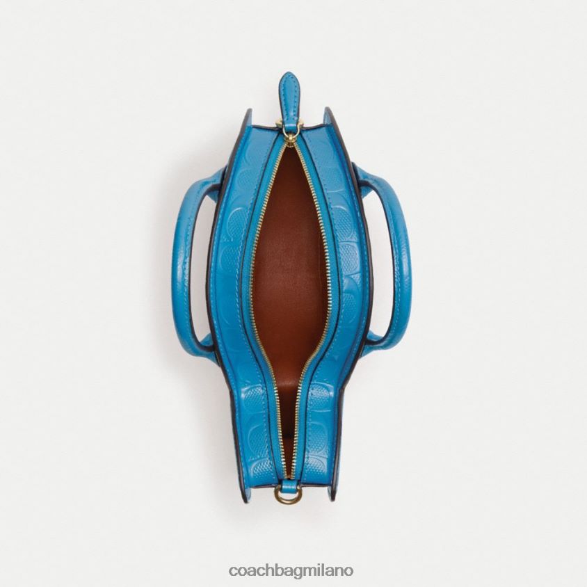 Coach donne borsa da pesce in pelle esclusiva b4/blu FPN0Z8238