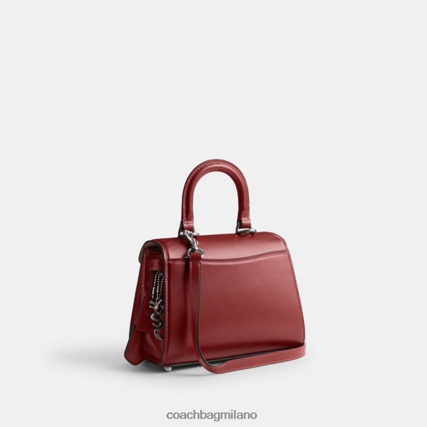 Coach donne capodanno sammy top handle 21 con drago sx/rosso rubino FPN0Z8201