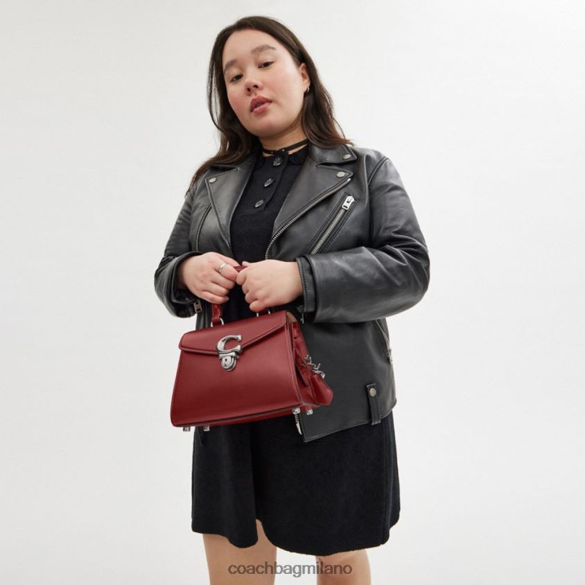 Coach donne capodanno sammy top handle 21 con drago sx/rosso rubino FPN0Z8201