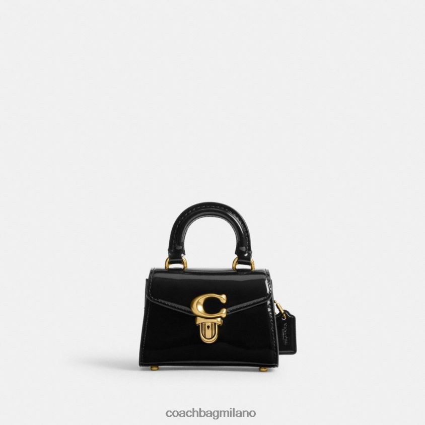 Coach donne manico superiore sammy 12 in pelle esclusiva b4/nero FPN0Z8212
