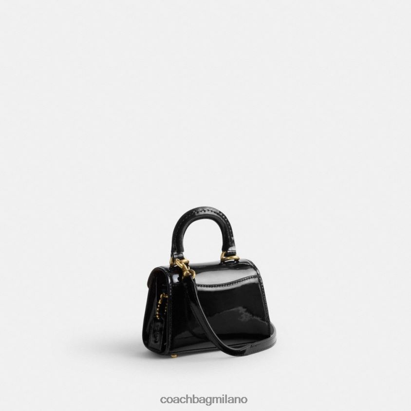 Coach donne manico superiore sammy 12 in pelle esclusiva b4/nero FPN0Z8212