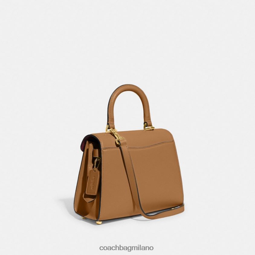 Coach donne maniglia superiore Sammy b4/cammello chiaro FPN0Z8229