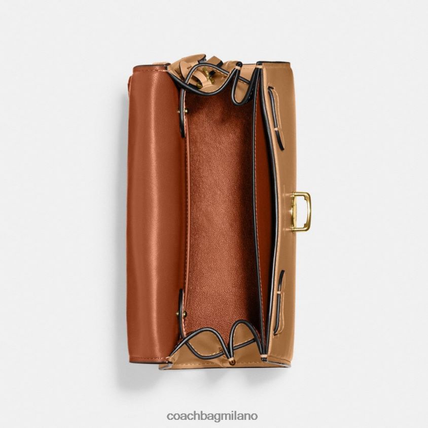 Coach donne maniglia superiore Sammy b4/cammello chiaro FPN0Z8229