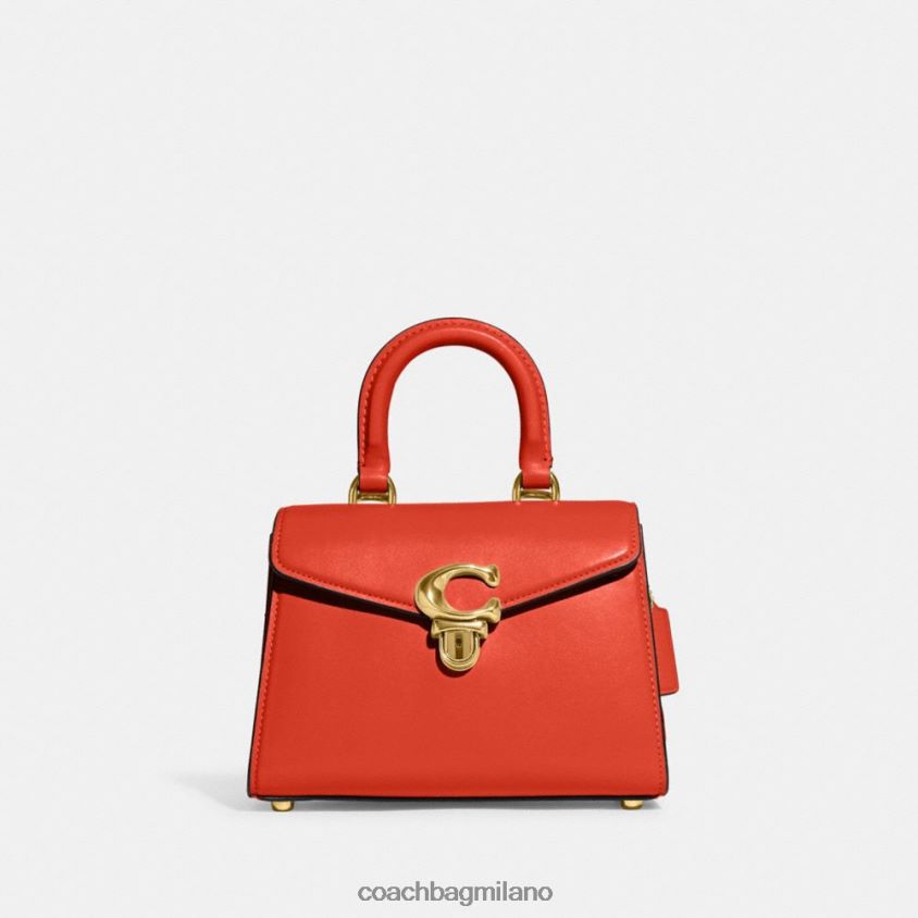 Coach donne maniglia superiore sammy 21 b4/sole arancione FPN0Z8250
