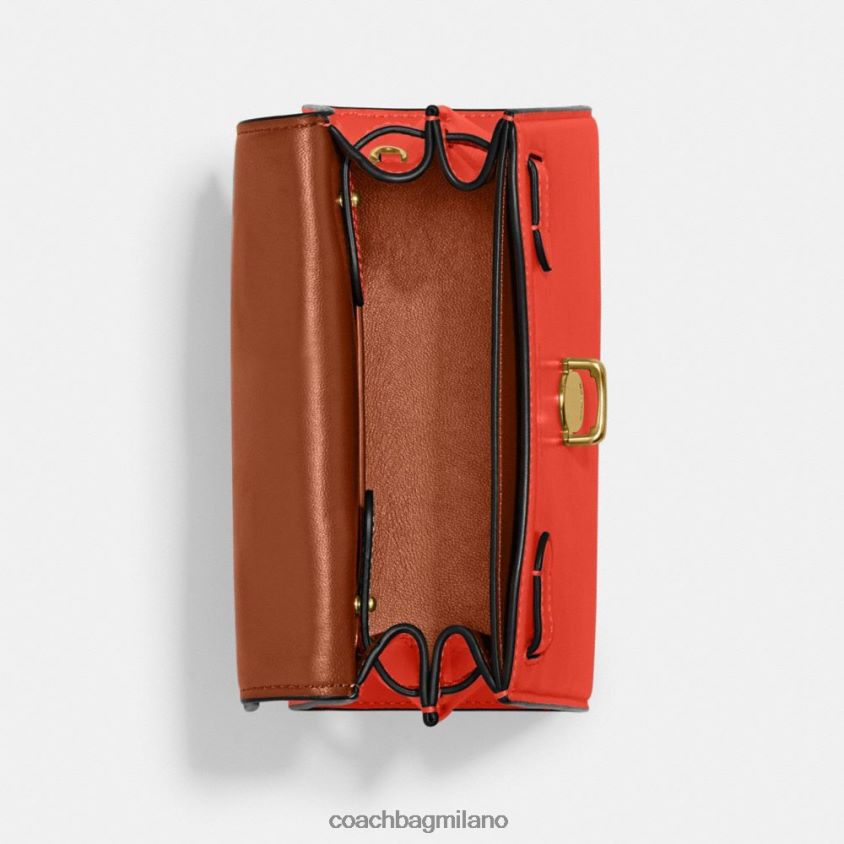 Coach donne maniglia superiore sammy 21 b4/sole arancione FPN0Z8250