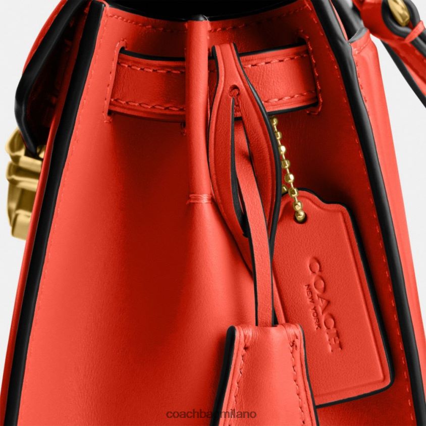 Coach donne maniglia superiore sammy 21 b4/sole arancione FPN0Z8250
