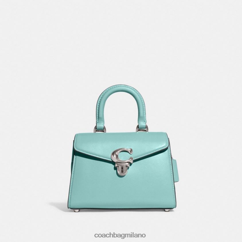 Coach donne maniglia superiore sammy 21 sx/blu sbiadito FPN0Z8251