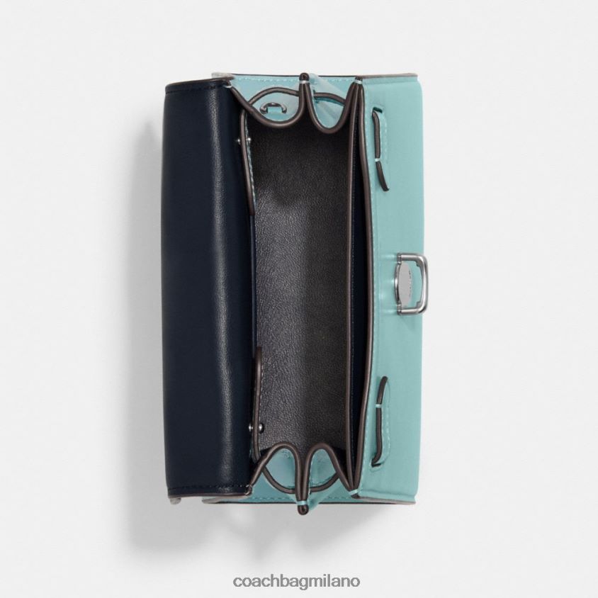 Coach donne maniglia superiore sammy 21 sx/blu sbiadito FPN0Z8251