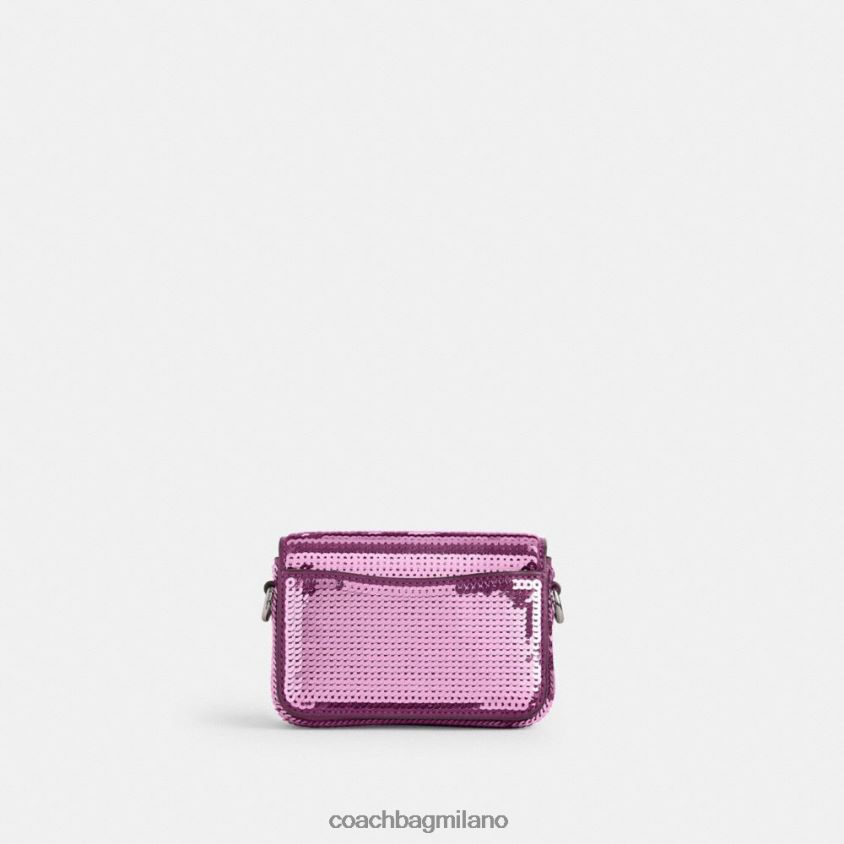 Coach donne studio 12 con paillettes sinistra/magenta scuro FPN0Z8225