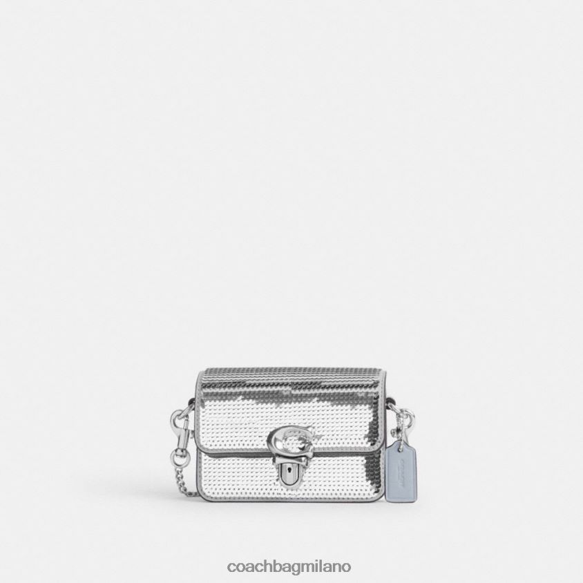 Coach donne studio 12 con paillettes sx/argento FPN0Z8224
