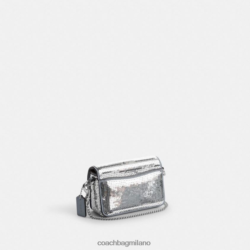 Coach donne studio 12 con paillettes sx/argento FPN0Z8224