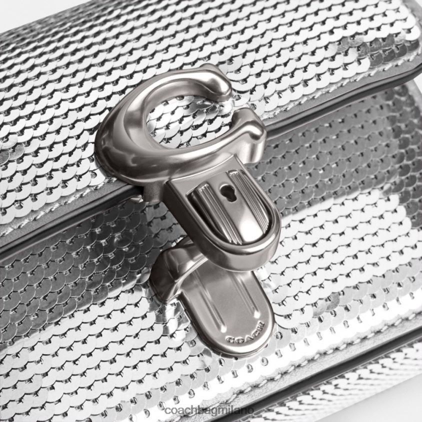 Coach donne studio 12 con paillettes sx/argento FPN0Z8224