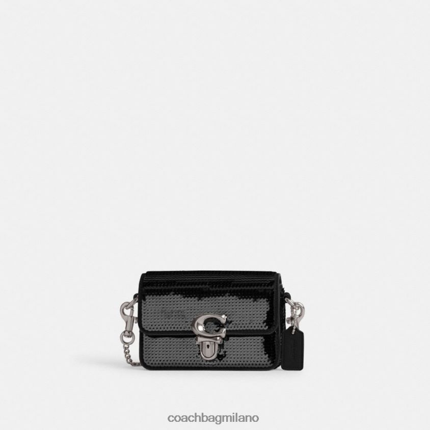 Coach donne studio 12 con paillettes sx/nero FPN0Z8223