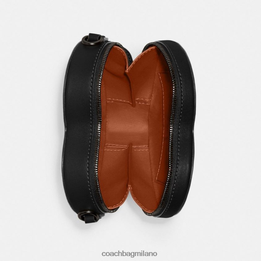 Coach donne tracolla cuore 14 v5/nero FPN0Z8211