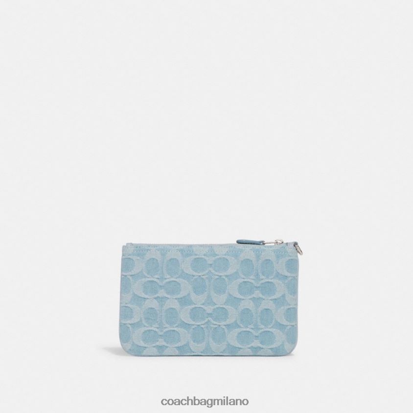 Coach donne piccolo cinturino in denim esclusivo sx/azzurro FPN0Z8364