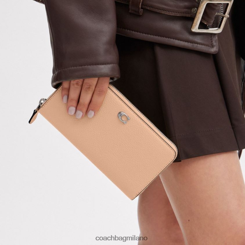 Coach donne portafoglio con cerniera a fisarmonica sinistra/buff FPN0Z8319