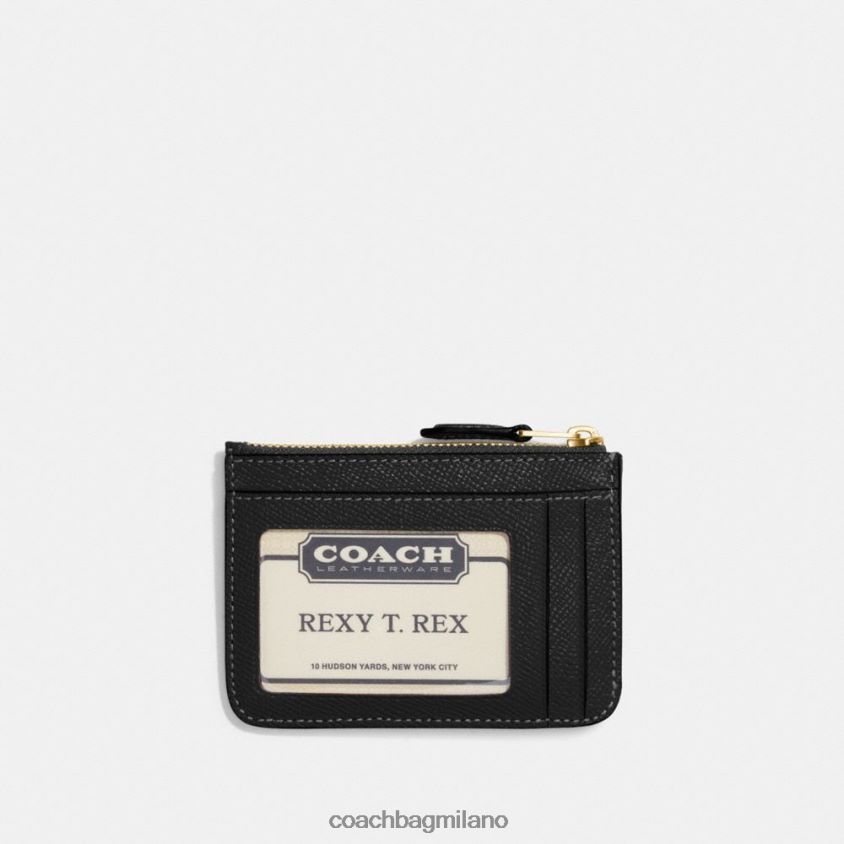 Coach donne custodia portadocumenti mini skinny b4/nero FPN0Z8336