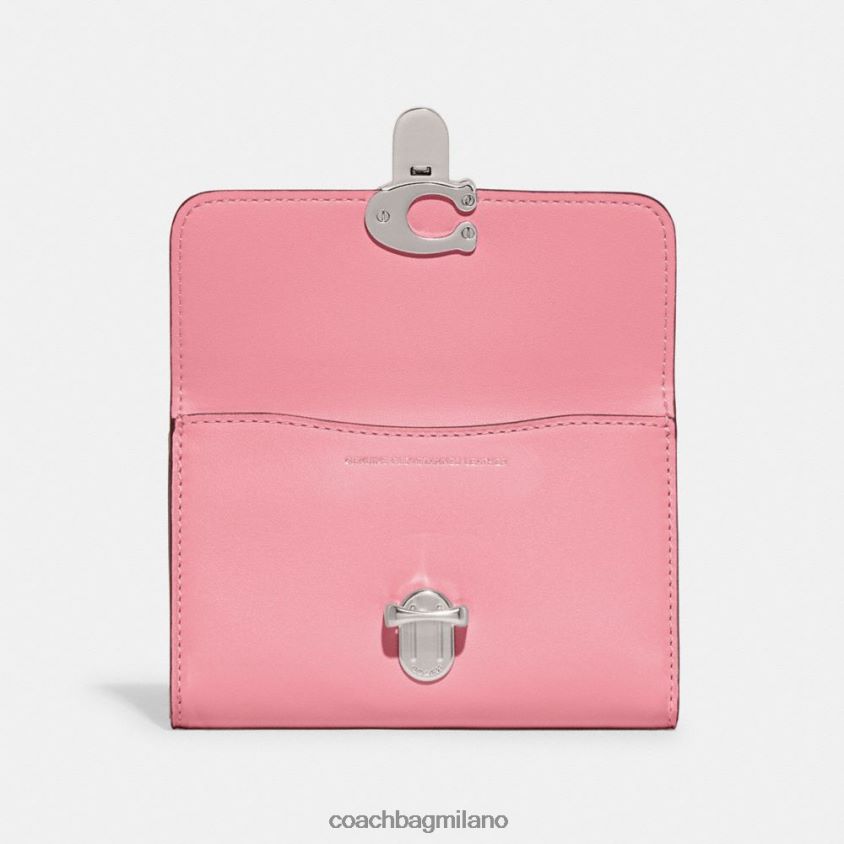Coach donne portafoglio medio da studio sx/fiore rosa FPN0Z8334