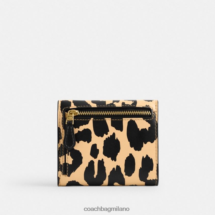 Coach donne portafoglio Wyn piccolo con stampa leopardata b4/leopardo FPN0Z8354