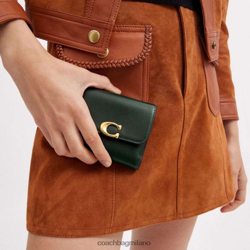 Coach donne portafoglio bandito b4/verde amazzonica FPN0Z8357