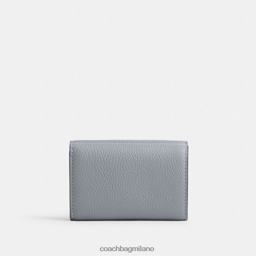 Coach donne portafoglio mini trifold essenziale sx/grigio blu FPN0Z8352