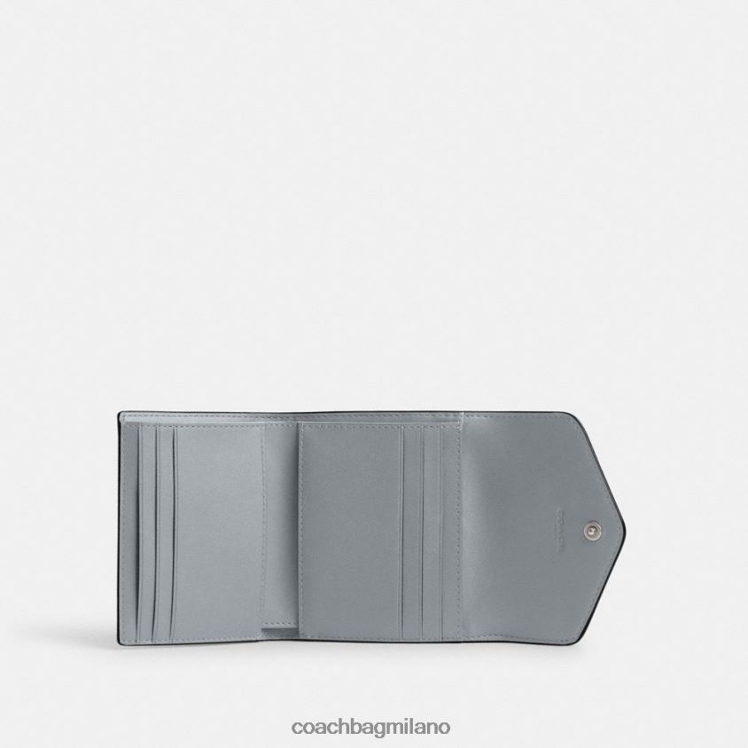 Coach donne portafoglio piccolo Wyn sx/grigio blu FPN0Z8350