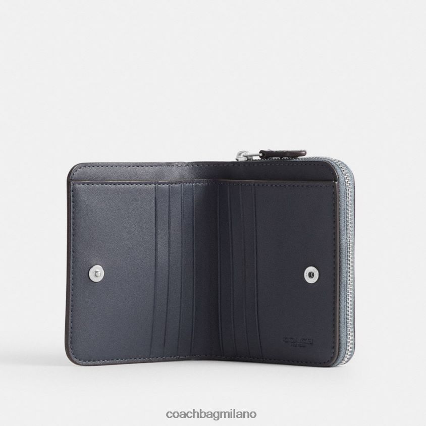 Coach donne portafoglio porta banconote sx/grigio blu FPN0Z8343