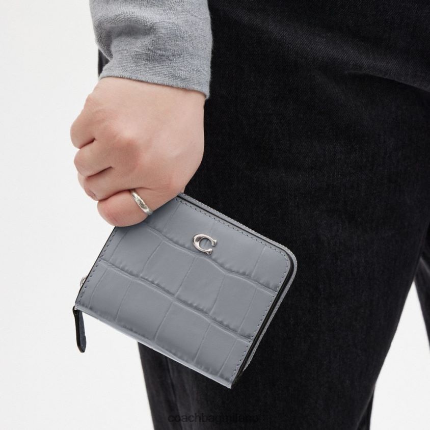 Coach donne portafoglio porta banconote sx/grigio blu FPN0Z8343