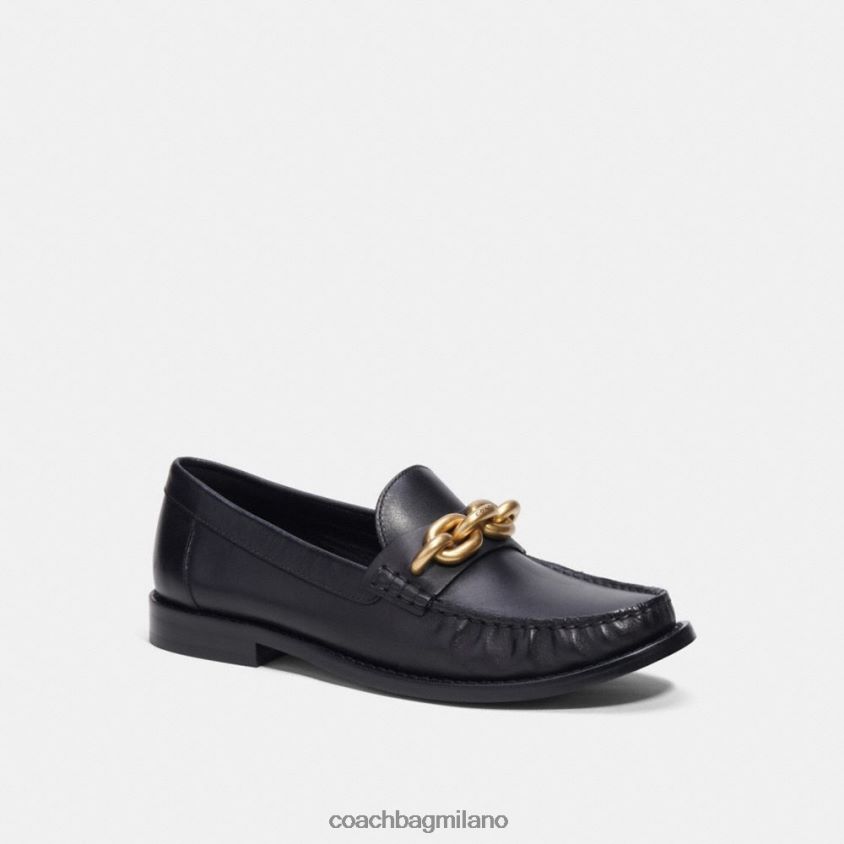Coach donne Mocassino Jess oro nero FPN0Z8398