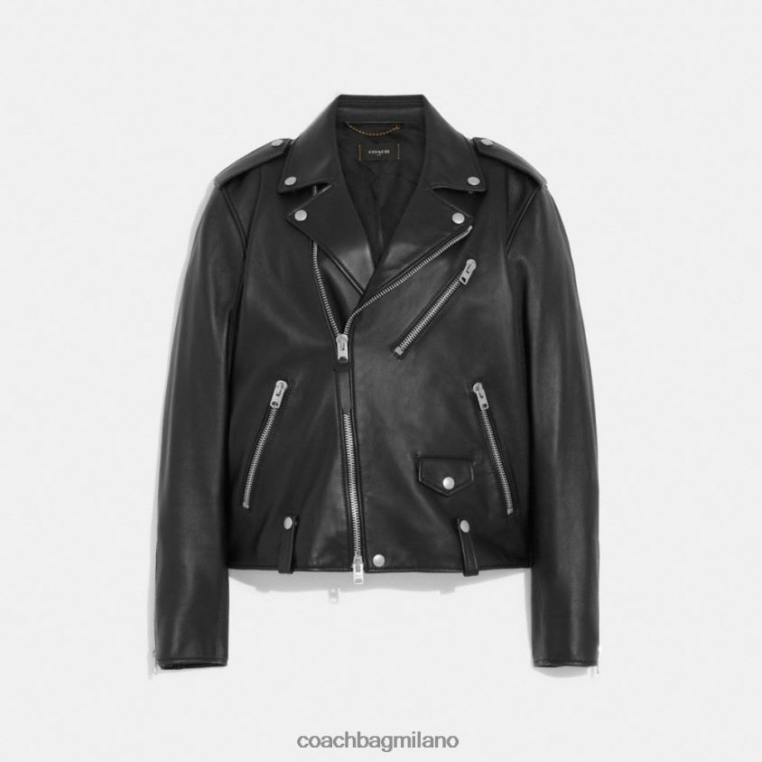 Coach donne giacca da moto nero FPN0Z8468