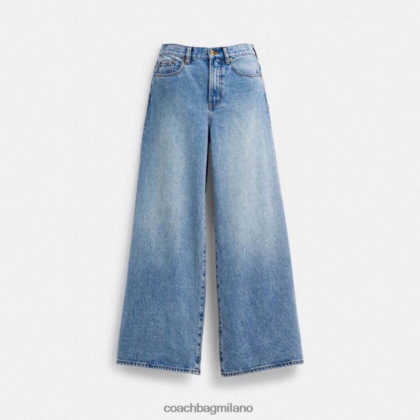 Coach donne pantaloni al telaio azzurro FPN0Z8503